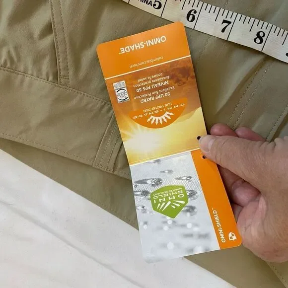 NWT New Columbia Womens Outdoor Pants 12 Tan Double Khaki activewear - Picture 7 of 12
